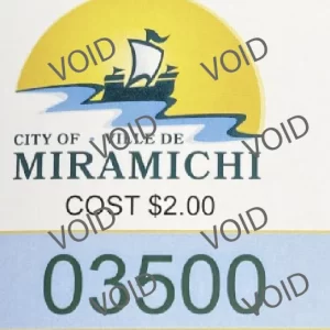 City of Miramichi Garbage Ticket